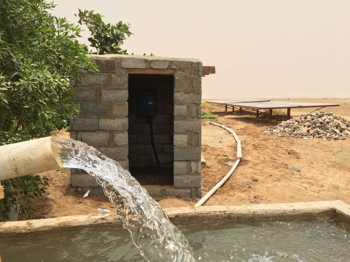 Jntech 55kW Surface Solar Pump Irrigation System For Center Pivot Irrigation In Sudan