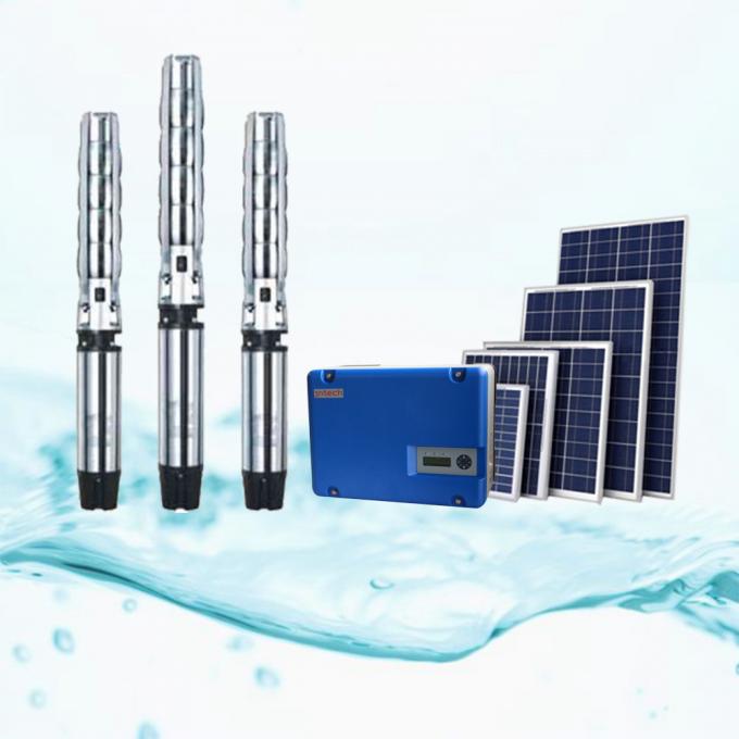 7.5kw Solar Pump Irrigation System Drinking Water Treatment System With Solar Inverter
