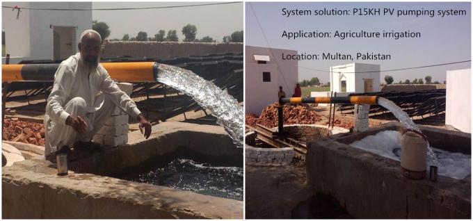 MPPT Solar Power Irrigation Pump Kit , 15kW Deep Water Well Pump Systems