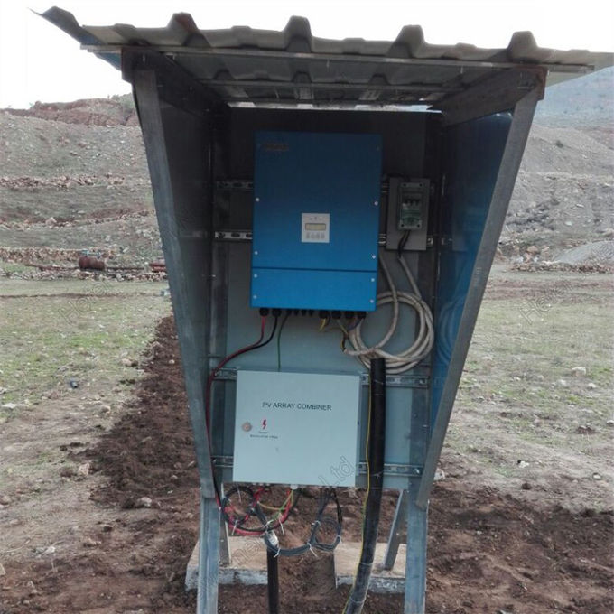 Commercial 11kW/15HP Solar Pumping System With Deep Well Pump DC/AC Controller