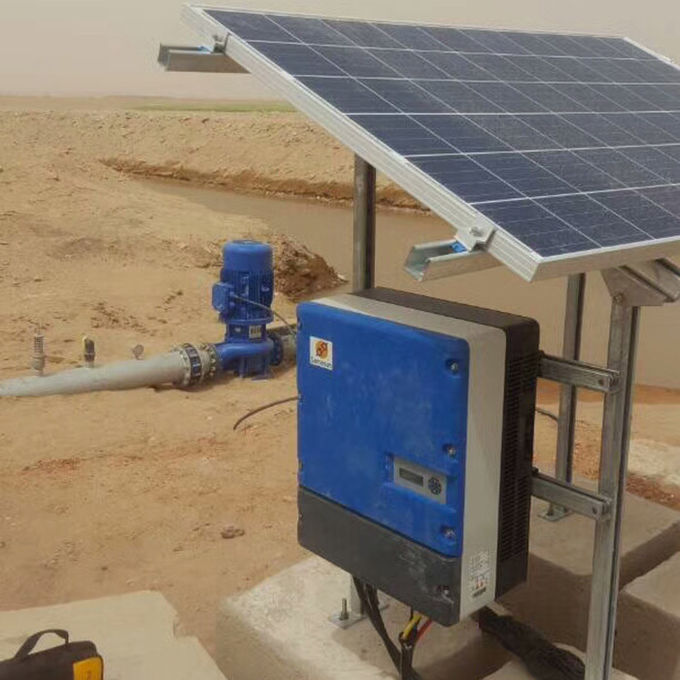 75kw DC- AC Solar Energy Water Pumping System / Solar Deep Well Pump Kit
